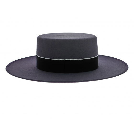 Andalusian Cordobes Hat in Anthracite Felt