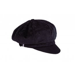 Newsboy Cap SoftBlack Polyester - Traclet