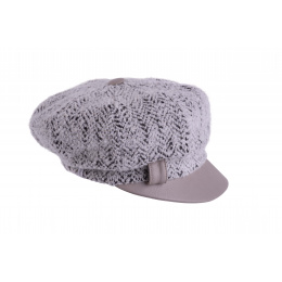 Cap Gavroche July beige & white - Traclet