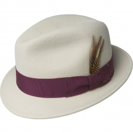 Tino Cream Trilby Hat - Bailey