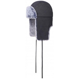 Navy Blue Cotton Ushanka Cap - Stetson