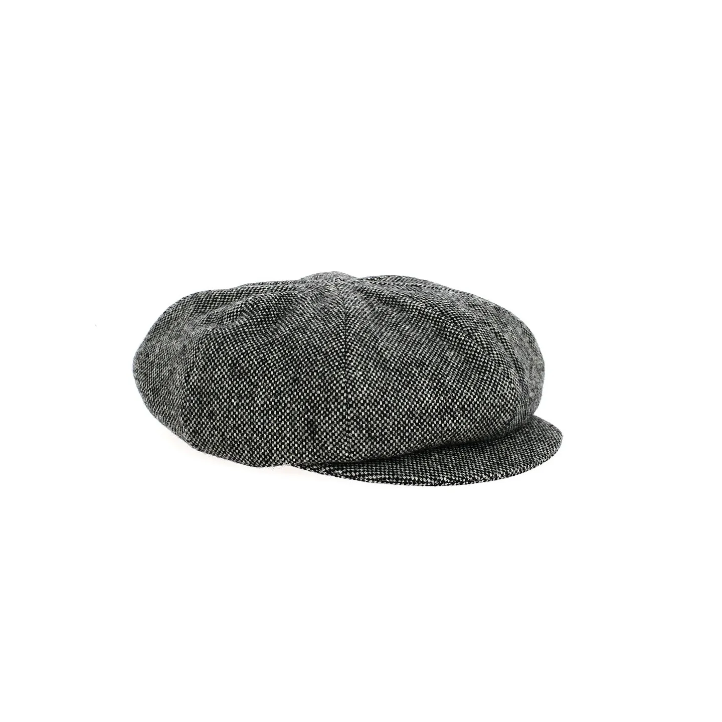 Cap Gavroche Rasta wool black checkerboard - Traclet