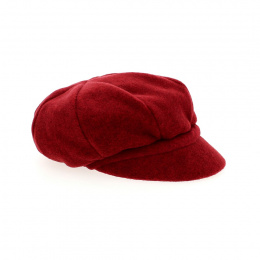 Casquette Gavroche Elorine rouge foncé - Traclet