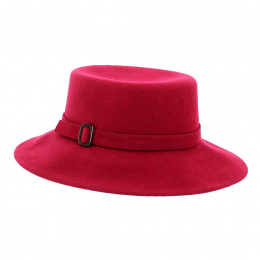 Capeline Marta red wool cabernet - Traclet
