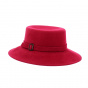 Capeline Marta red wool cabernet - Traclet