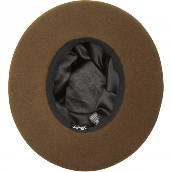 Chapeau Fedora Barksdale feutre laine marron - Bailey