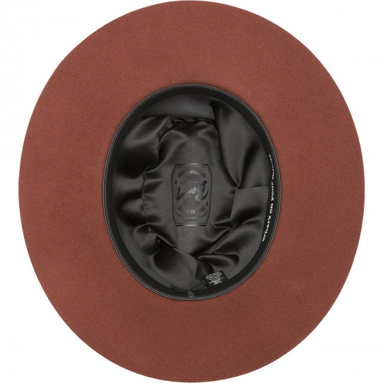 Chapeau Fedora Sterne Feutre Laine Ocre - Bailey