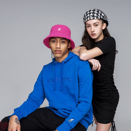 Aba Flat Cap black and white - Kangol Aba Flat Cap black and white - Kangol
