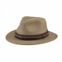 Fedora Taxas brown wool felt hat - Barts