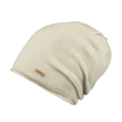 Bonnet Hugo laine beige crème - Barts