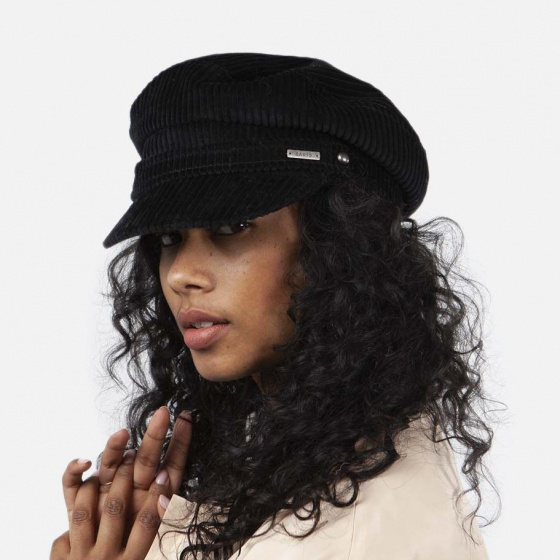 Renley black velvet cap - Barts