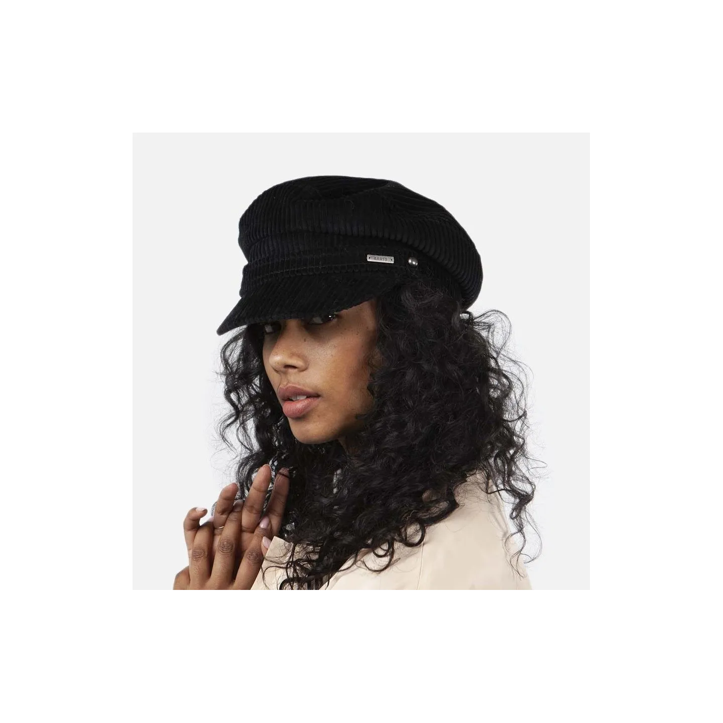 Renley black velvet cap - Barts