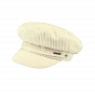Le Paty white velvet cap - Barts