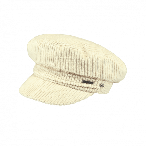Le Paty white velvet cap - Barts