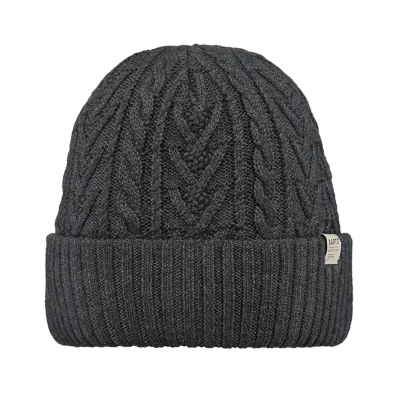Pacifick Charcoal Grey Beanie - Barts