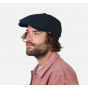 Navy Blue Jamaica Flat Cap - Barts