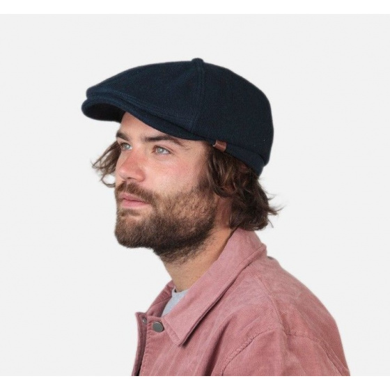 Navy Blue Jamaica Flat Cap - Barts