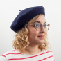 Trendy navy beret Flora Laine