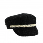 Women's Black Sailor Cap - Traclet