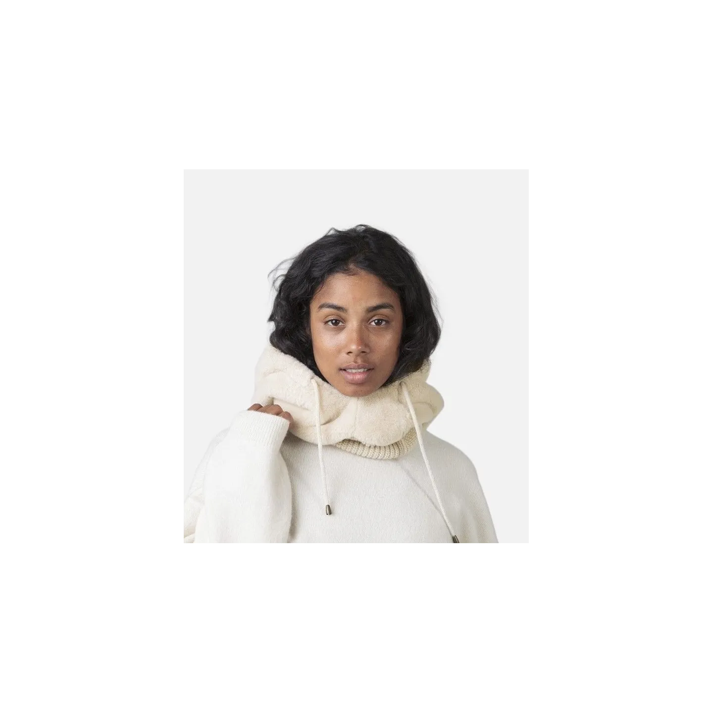 Snood Capuche Eliess Crème - Barts  Reference : 13786| Chapellerie Traclet