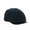 Cholet 8-panel cap with navy ear flaps