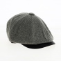 8-panel Cholet cap with grey ear flaps