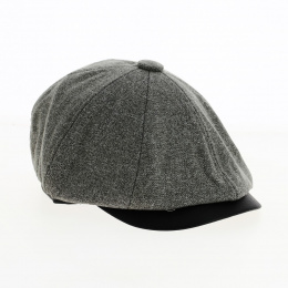 Cholet 8-sided cap with gray earflap