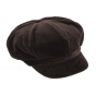 Cap Gavroche Lisa Velvet Brown - Traclet