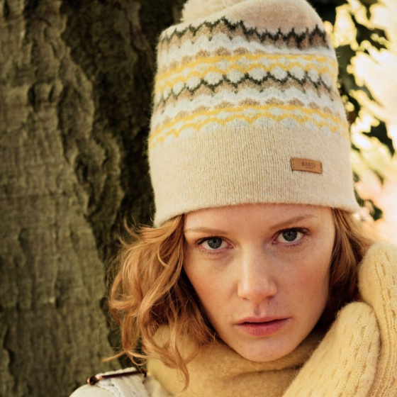 Le Ludivi cream pom-pom hat - Barts
