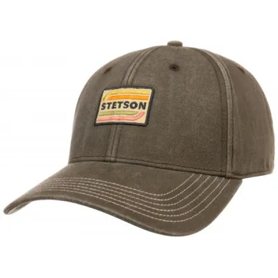 Casquette Kona Baseball Coton Olive - Stetson : 13828| Chapellerie Traclet