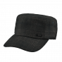 Charcoal grey Zionn military cap - Barts