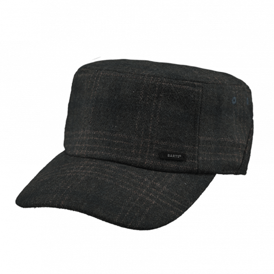 Charcoal grey Zionn military cap - Barts