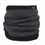 DAVID Black Acrylic Neck Warmer - Barts
