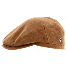Niels Cashmere Camel Flat Cap - Fléchet
