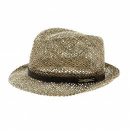 Cyril Openwork Natural Straw Hat - Traclet