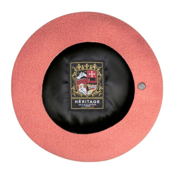 Béret Authentique Sorbet Laine - Héritage par Laulhère