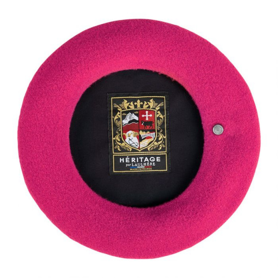 Béret Authentique Sangria Laine - Héritage par Laulhère