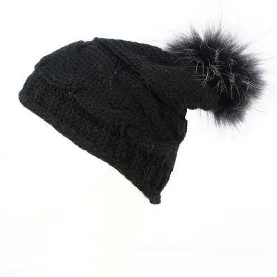 Bonnet à pompon Le Pixo noir - Traclet