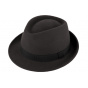Bilbao Grey Felt Porkpie Hat - Traclet