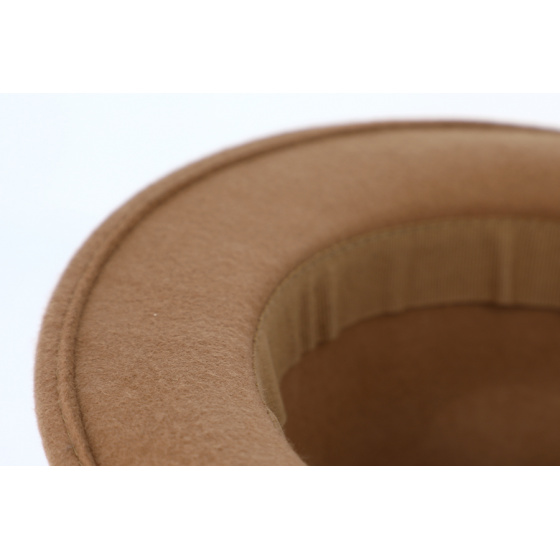 Chapeau Porkpie Bilbao Feutre Beige - Traclet