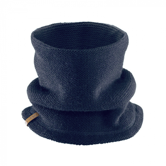 Thick navy blue neck warmer - le drapo