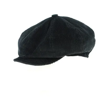 Casquette Gavroche Andrea velours noir - Traclet