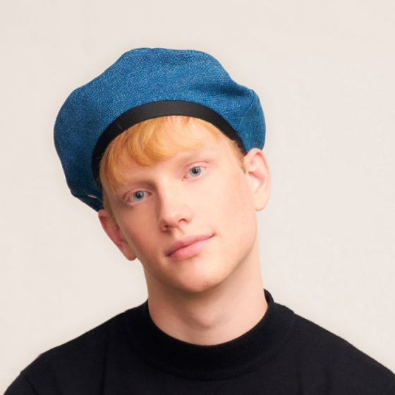 Béret Femme Noah Lin Bleu - Laulhère