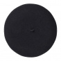 Black Wool Pina Beret - Heritage by Laulhère