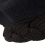Pina Black Wool Beret - Heritage by Laulhère
