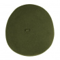 St Jean Olive Green Beret Cap - Heritage by Laulhère