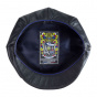 Beret Cap Charlie Black Leather - Heritage by Laulhère