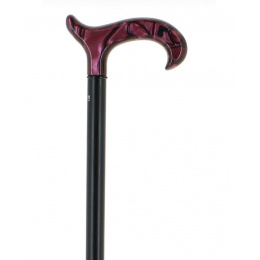 Walking Stick With Plexiglass Handle - Fayet