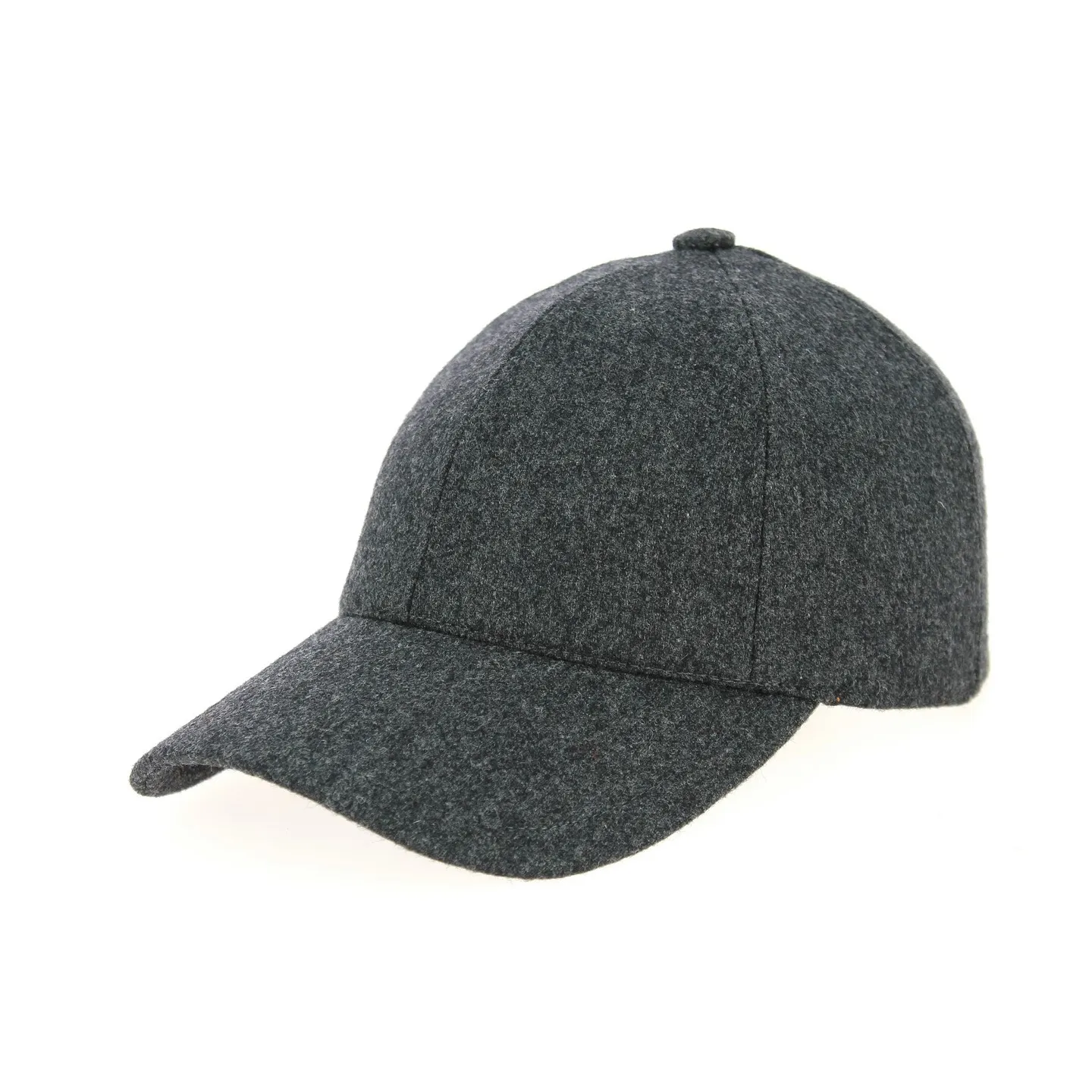 Anthracite Grey Baseball Cap made in France