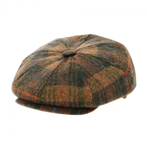 Frank Wool Irish Cap Brown Plaid - TRACLET